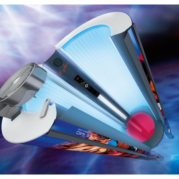 Вертикальный солярий "Ergoline Essence 440 Scarlet Red (44 лампы по 200W)"