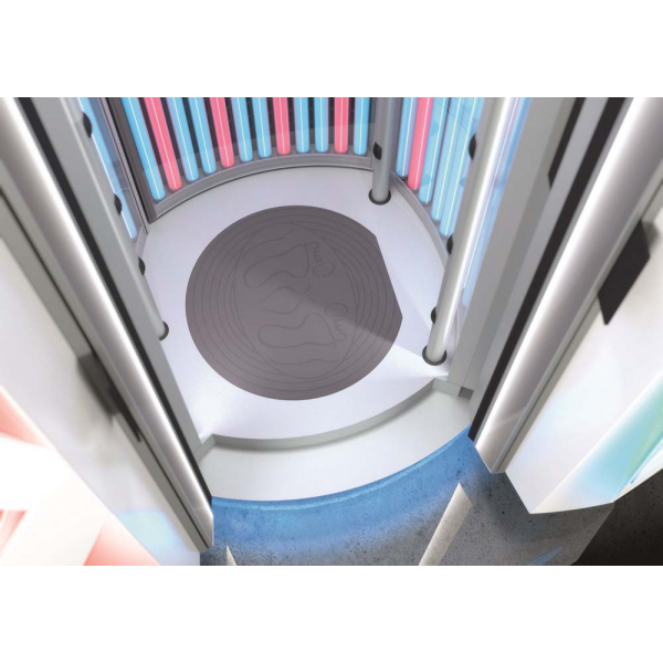 Вертикальный гибридный солярий "Ergoline Sunrise Hybrid Light LED 7200 (48 ламп по 180W)"